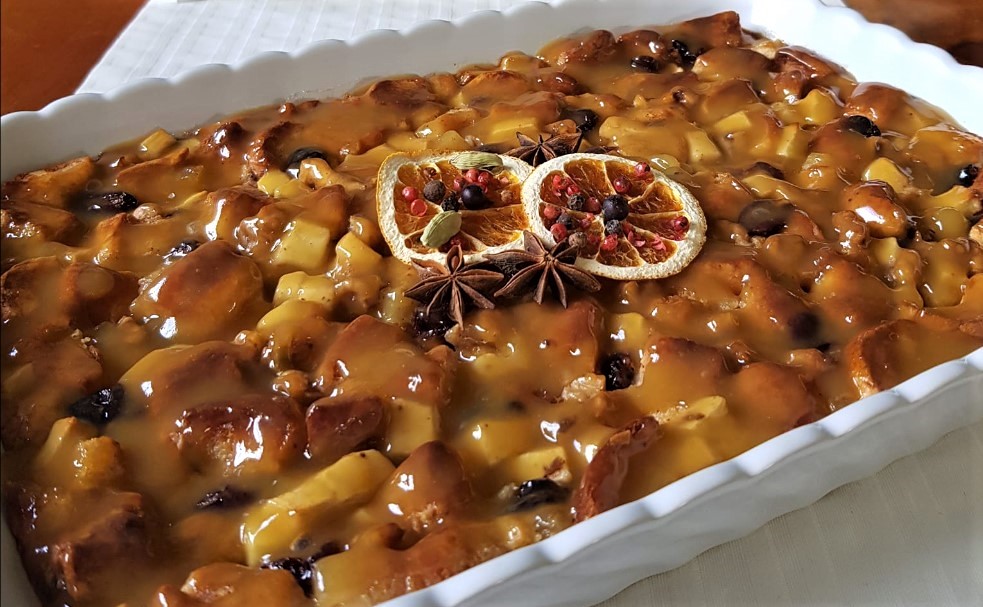BUDINO DI PANE ALLE MELE